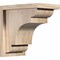 Ekena Millwork New Brighton Smooth Corbel w/Backplate, Douglas Fir, 7 1/2"W x 12"D x 12"H COR08X12X12NEB01SDF - alternate 1